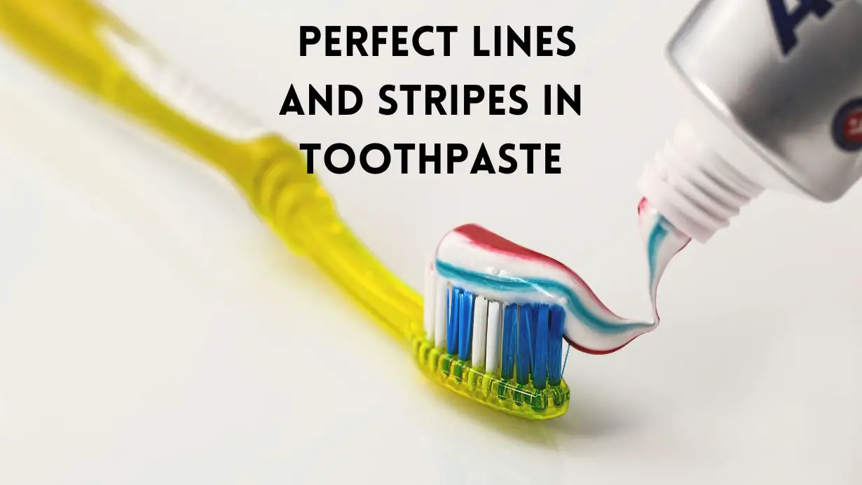 How Does Toothpaste Come Out In Perfect Lines and Have Stripes?