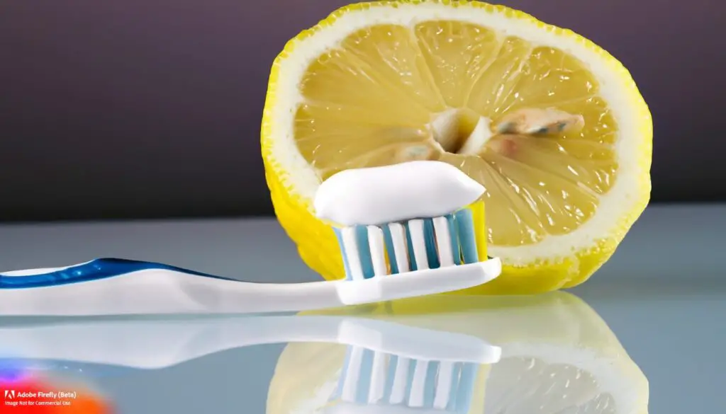 Potential risks and drawbacks of using lemon and toothpaste.